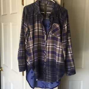 Flannel tunic